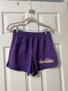 Purple James Madison University Graphic Women’s Shorts